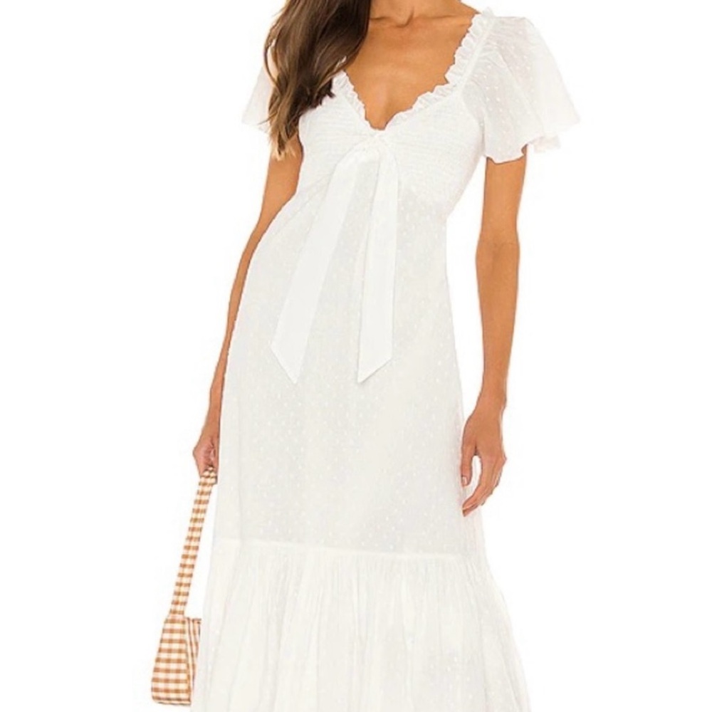Cleobella Ashlyn Dress in white. Size small.